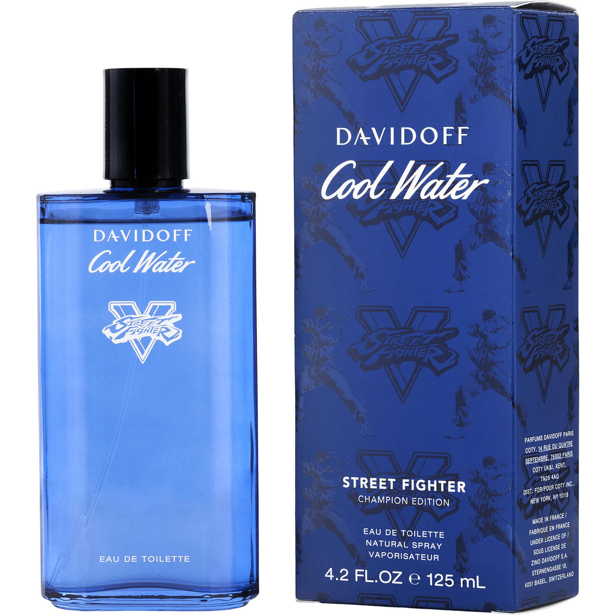 COOL WATER SUMMER by Davidoff - EDT SPRAY 4.2 OZ (STREET FIGHTER CHAMPION EDITION 2021) - Men