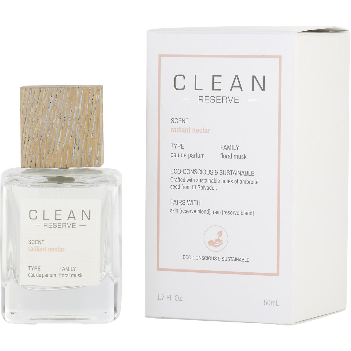 CLEAN RESERVE RADIANT NECTAR by Clean - EAU DE PARFUM SPRAY 1.7 OZ - Women