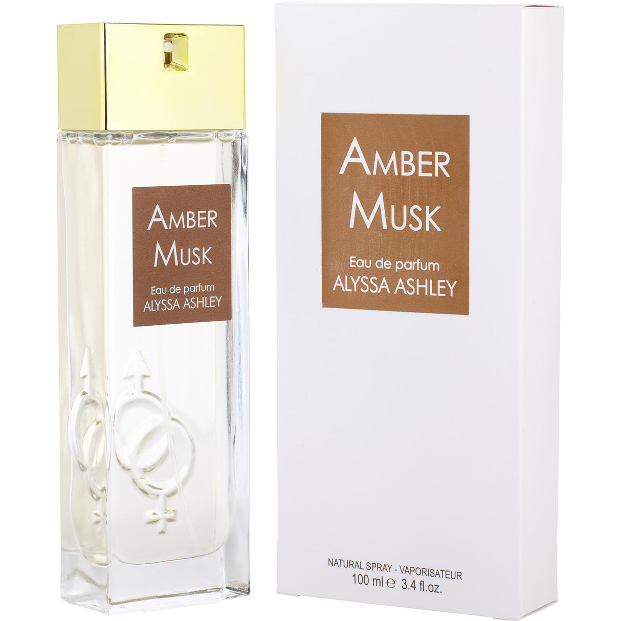 ALYSSA ASHLEY AMBER MUSK by Alyssa Ashley - EAU DE PARFUM SPRAY 3.4 OZ - Unisex