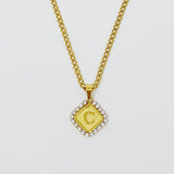 Aztec Delight Initial Necklace by Ellisonyoung.com