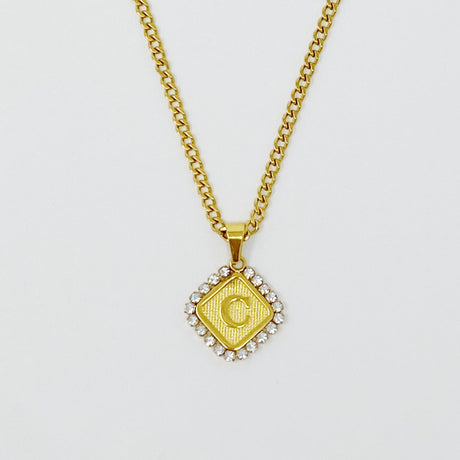 Aztec Delight Initial Necklace by Ellisonyoung.com