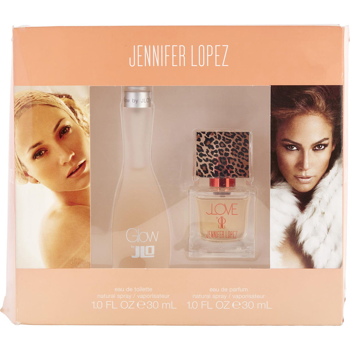 JENNIFER LOPEZ VARIETY by Jennifer Lopez - 2 PIECE MINI VARIETY WITH GLOW EDT & JLOVE EDP AND ALL BOTH ARE 1 OZ - Women