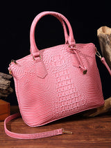 Alligator Print Pleated Split-Joint Bags Handbags by migunica