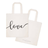 Love Cotton Canvas Tote Bag by The Cotton & Canvas Co.