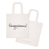 Honeymoonin' Wedding Cotton Canvas Tote Bag by The Cotton & Canvas Co.