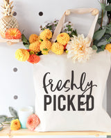 Freshly Picked Cotton Canvas Tote Bag by The Cotton & Canvas Co.