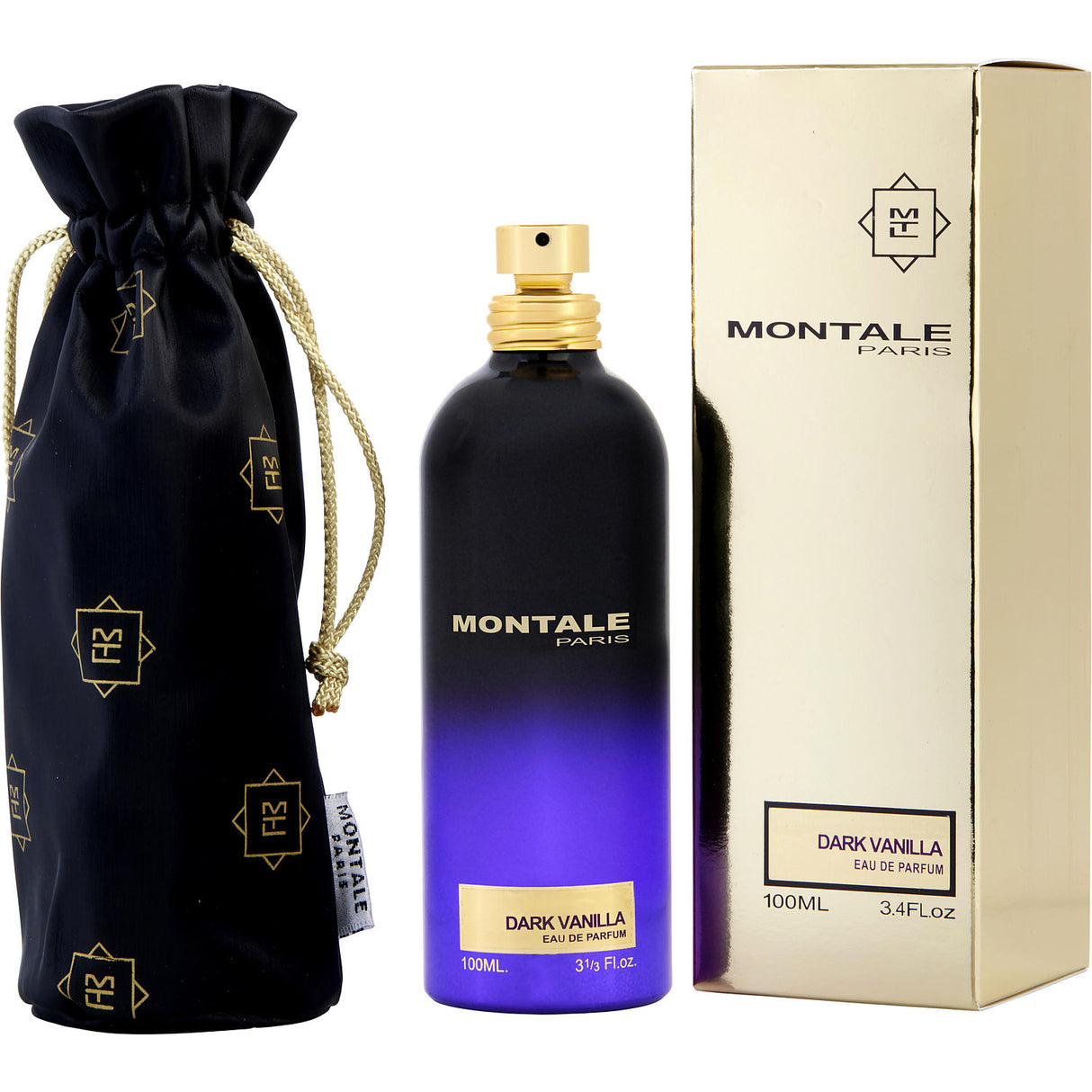 MONTALE PARIS DARK VANILLA by Montale - EAU DE PARFUM SPRAY 3.4 OZ - Women