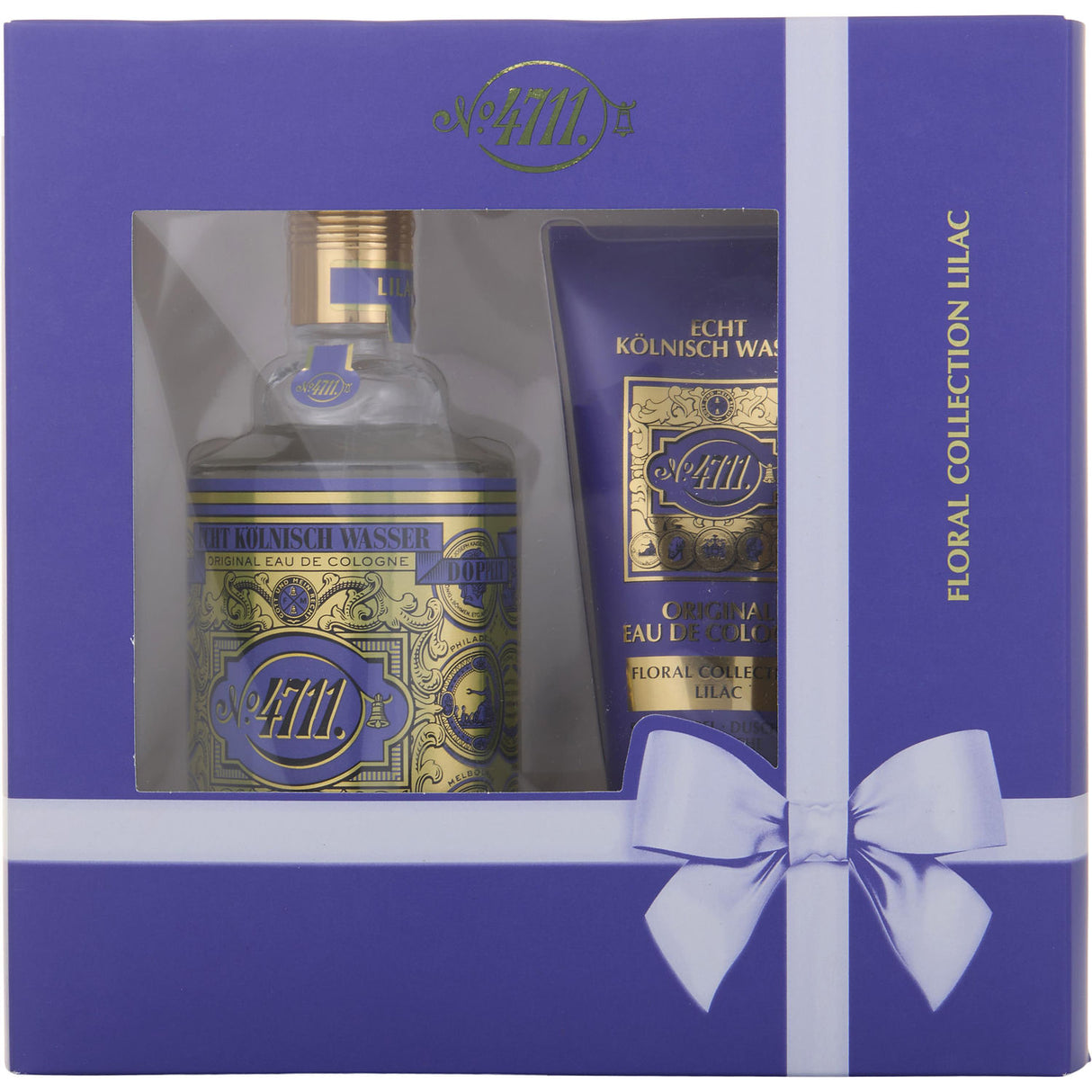 4711 FLORAL COLLECTION by 4711 - LILAC SET-EAU DE COLOGNE SPRAY 3.4 OZ & SHOWER GEL 1.7 OZ - Unisex