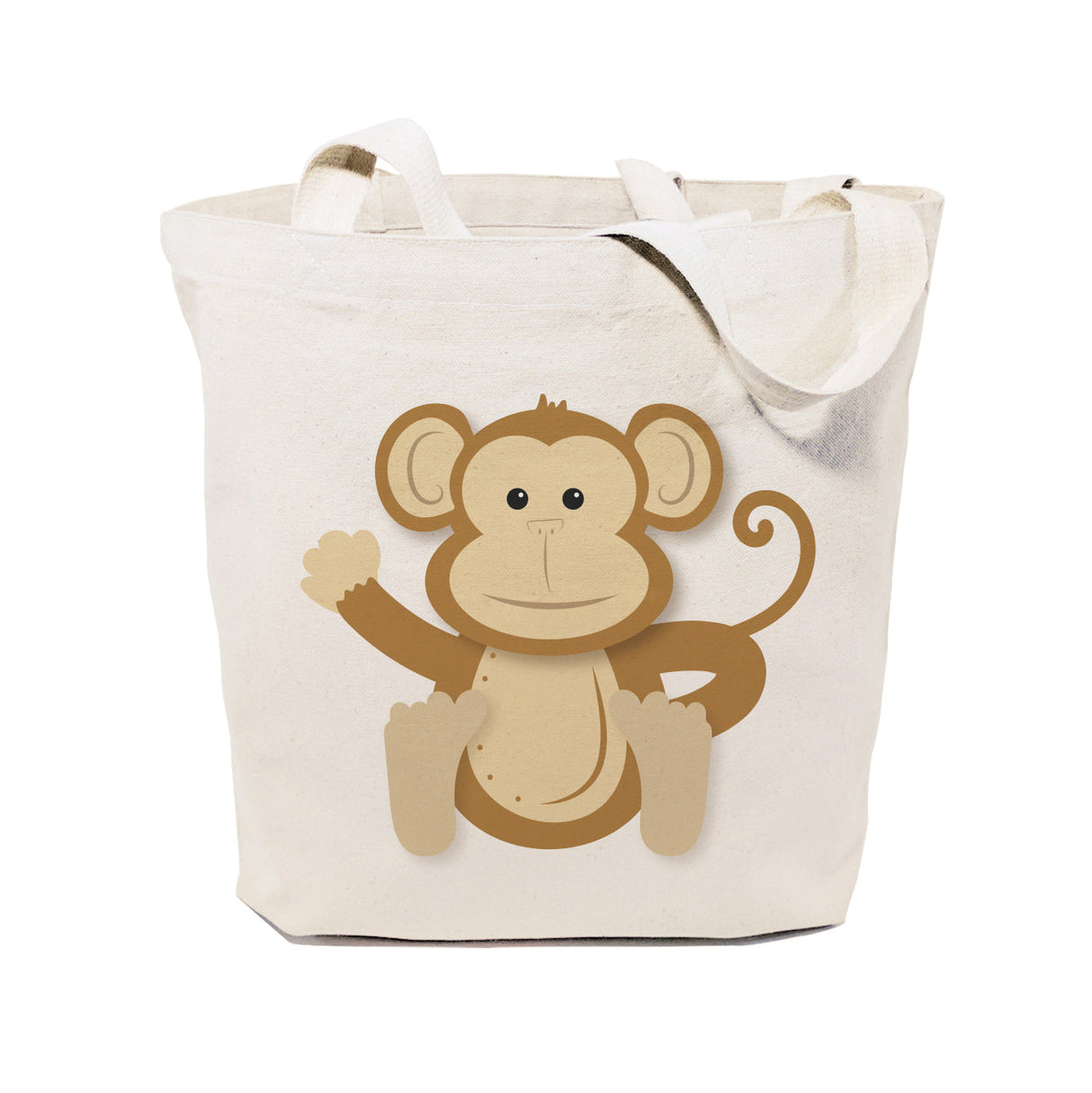 Monkey Cotton Canvas Tote Bag by The Cotton & Canvas Co.