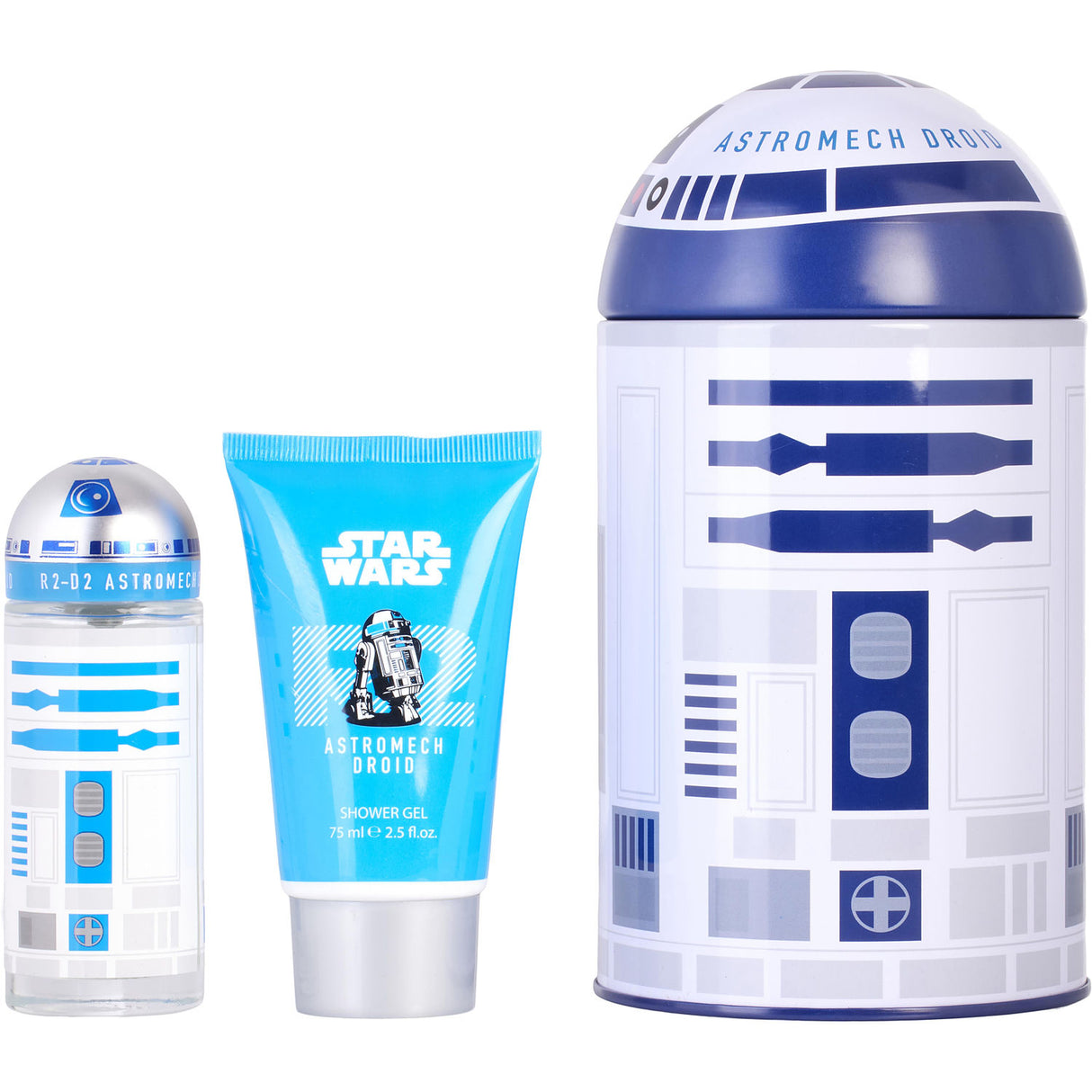 STAR WARS R2D2 by Marmol & Son - EDT SPRAY 1.7 OZ & SHOWER GEL 2.5 OZ (TIN CAN PACKAGING) - Men