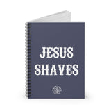 Jesus Shaves Spiral Notebook - Ruled Line by The Olde Soul