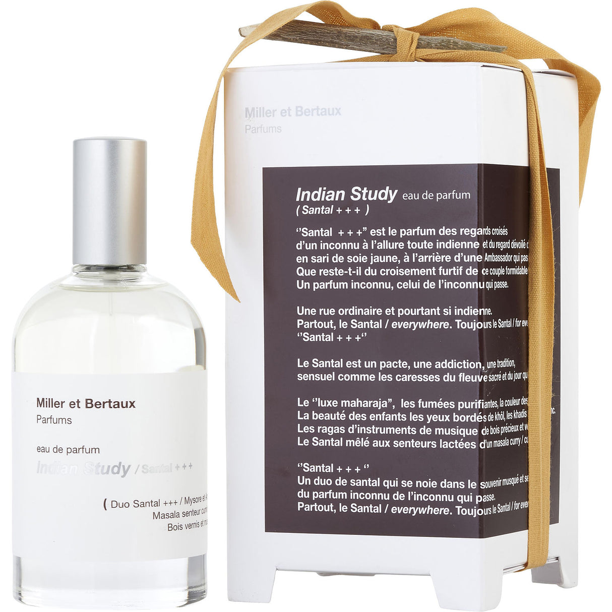 MILLER ET BERTAUX INDIAN STUDY/SANTAL by Miller et Bertaux - EAU DE PARFUM SPRAY 3.4 OZ - Unisex