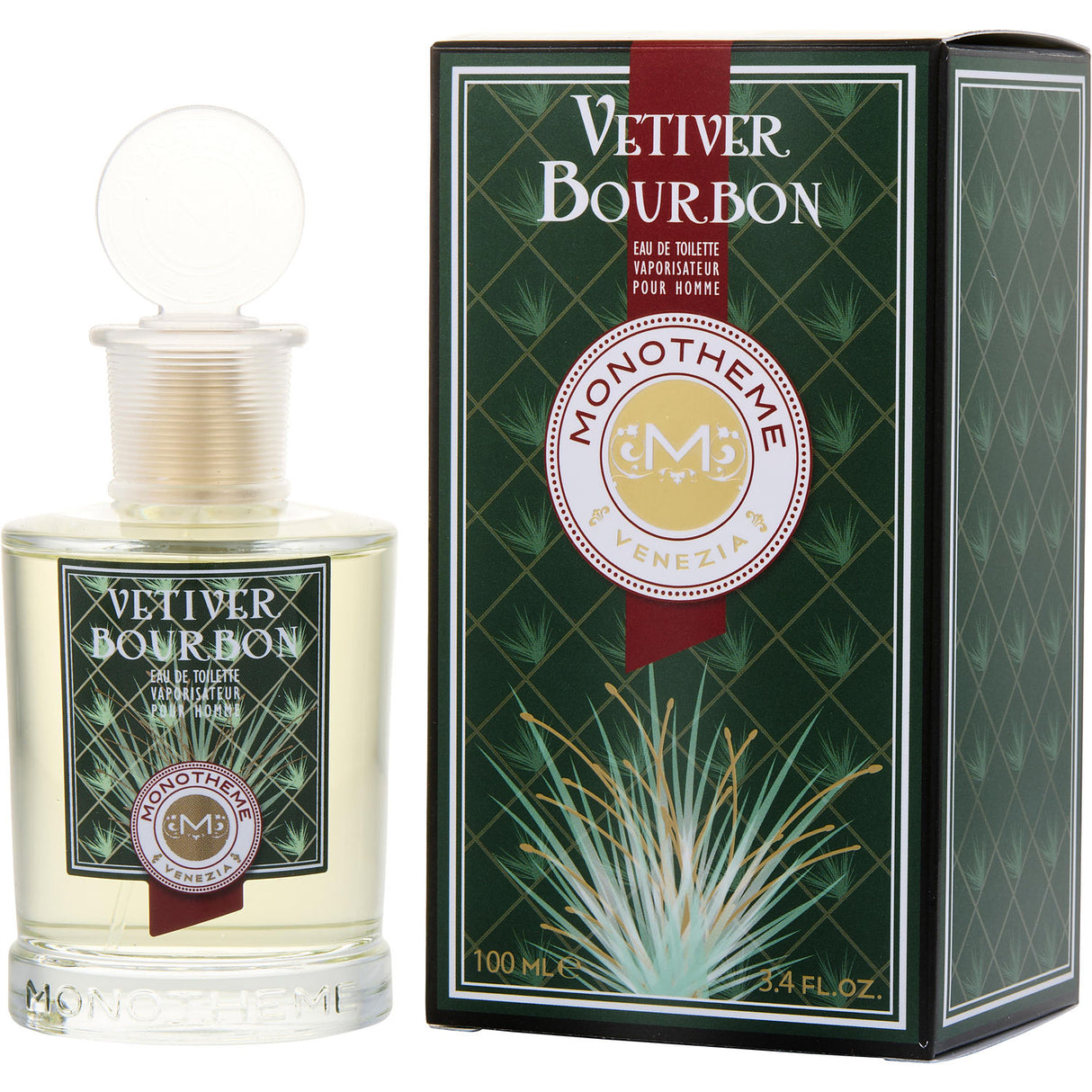 MONOTHEME VENEZIA VETIVER BOURBON by Monotheme Venezia - EDT SPRAY 3.4 OZ - Men