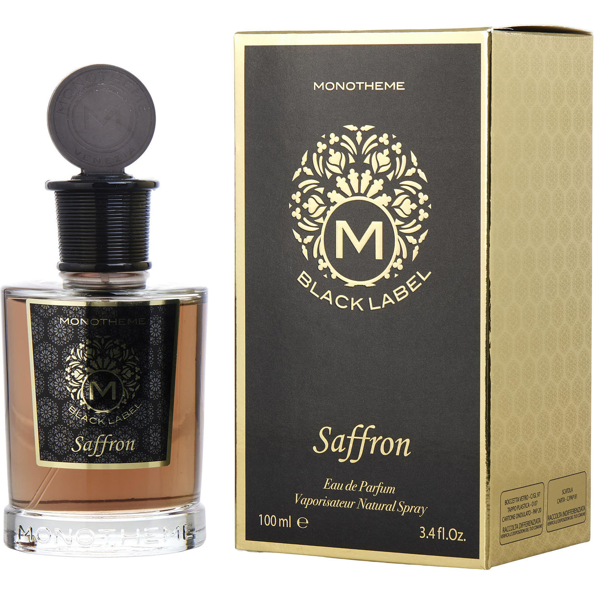 MONOTHEME VENEZIA SAFFRON by Monotheme Venezia - EAU DE PARFUM SPRAY 3.4 OZ - Unisex