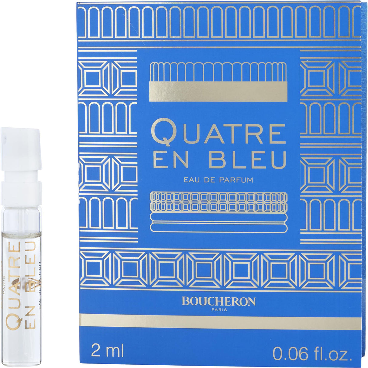 BOUCHERON QUATRE EN BLEU by Boucheron - EAU DE PARFUM SPRAY VIAL ON CARD - Women