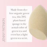 Green Tea Makeup Sponge by jennypatinkin