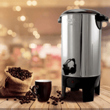 Better Chef 10 to 50 Cup Stainless Steel Urn Coffeemaker by Jupiter Gear Home