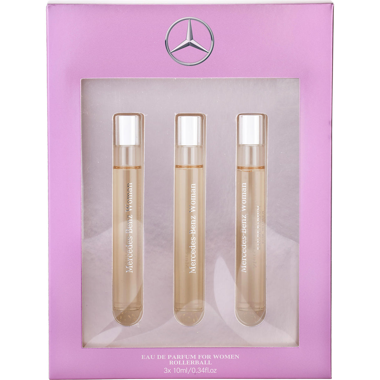 MERCEDES-BENZ WOMAN by Mercedes-Benz - EAU DE PARFUM ROLLERBALL 3 X 0.33 OZ MINI - Women