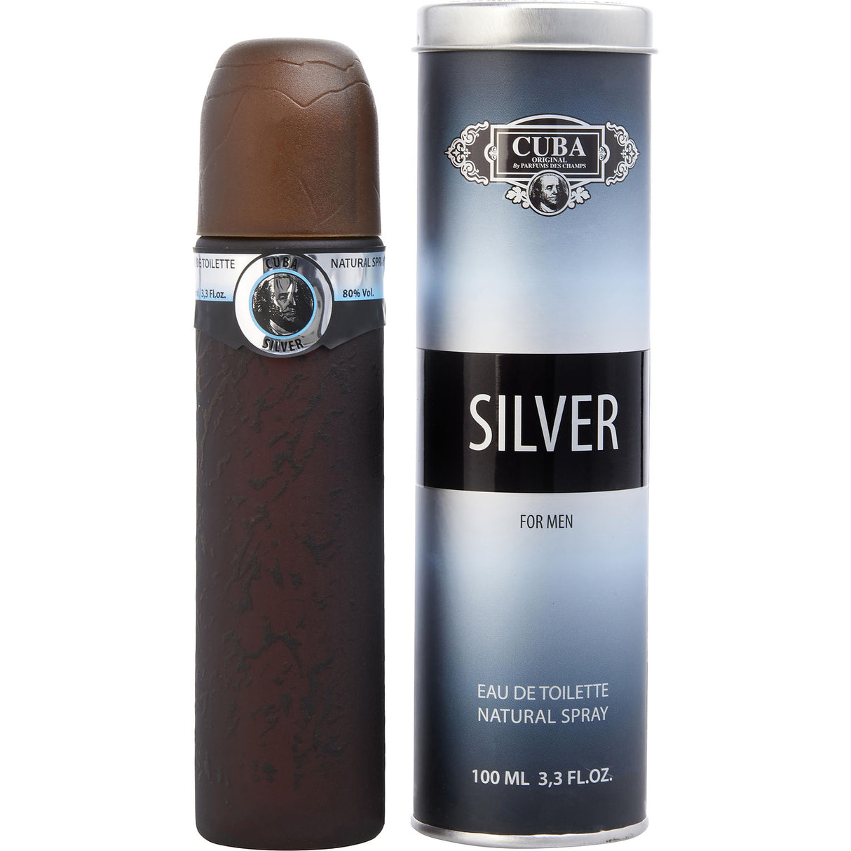 CUBA SILVER by Cuba - EDT SPRAY 3.3 OZ - Men