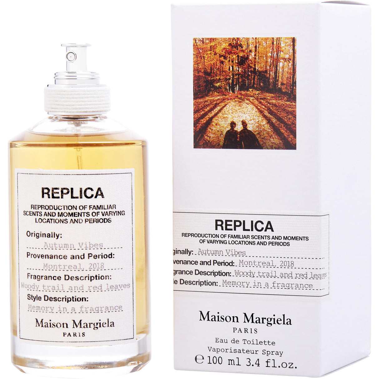 REPLICA AUTUMN VIBES by Maison Margiela - EDT SPRAY 3.4 OZ - Unisex