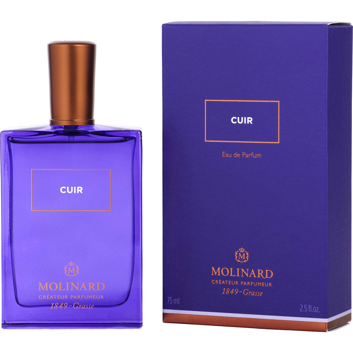 MOLINARD CUIR by Molinard - EAU DE PARFUM SPRAY 2.5 OZ (NEW PACKAGING) - Unisex