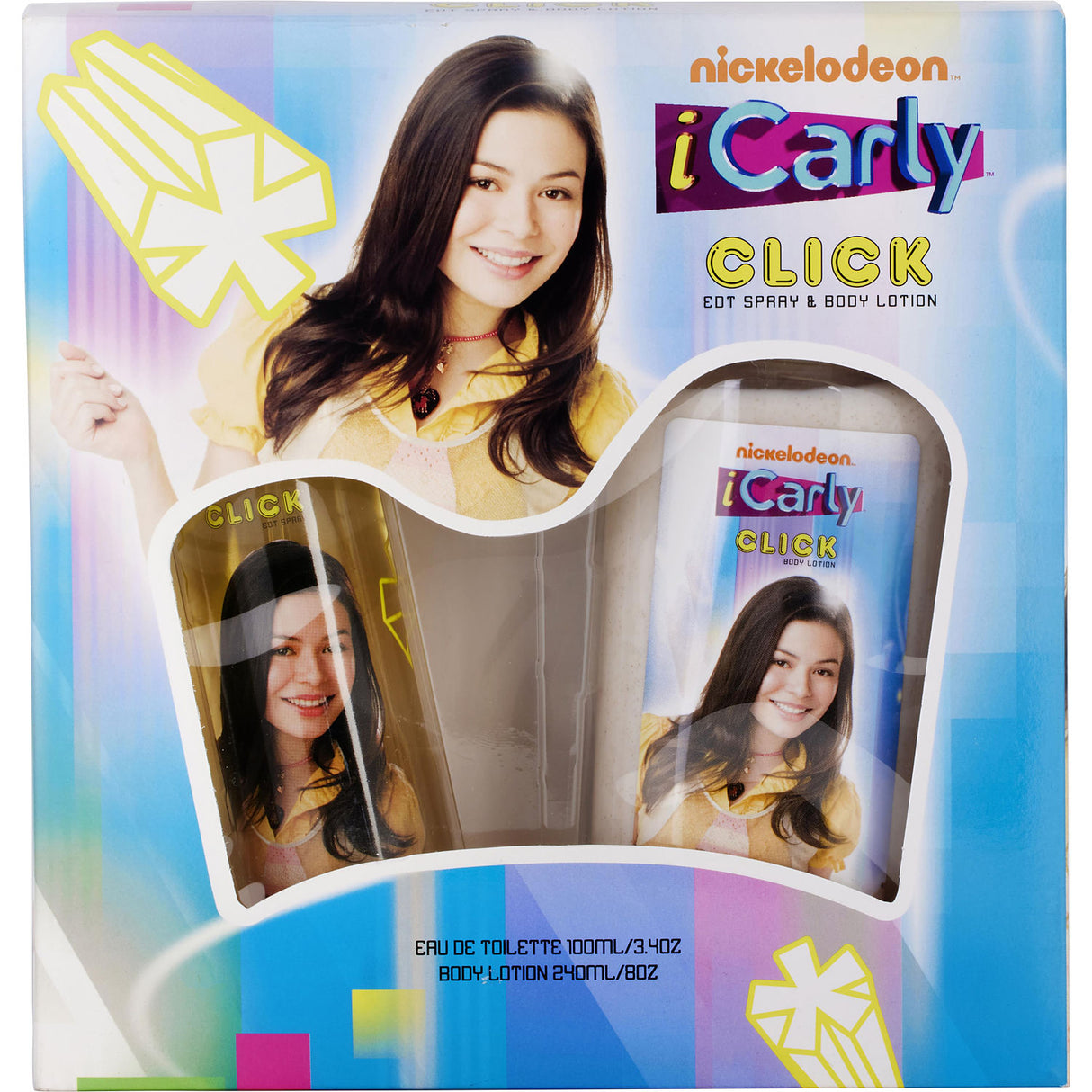 ICARLY CLICK by Marmol & Son - EDT SPRAY 3.4 OZ & BODY LOTION 8 OZ - Women