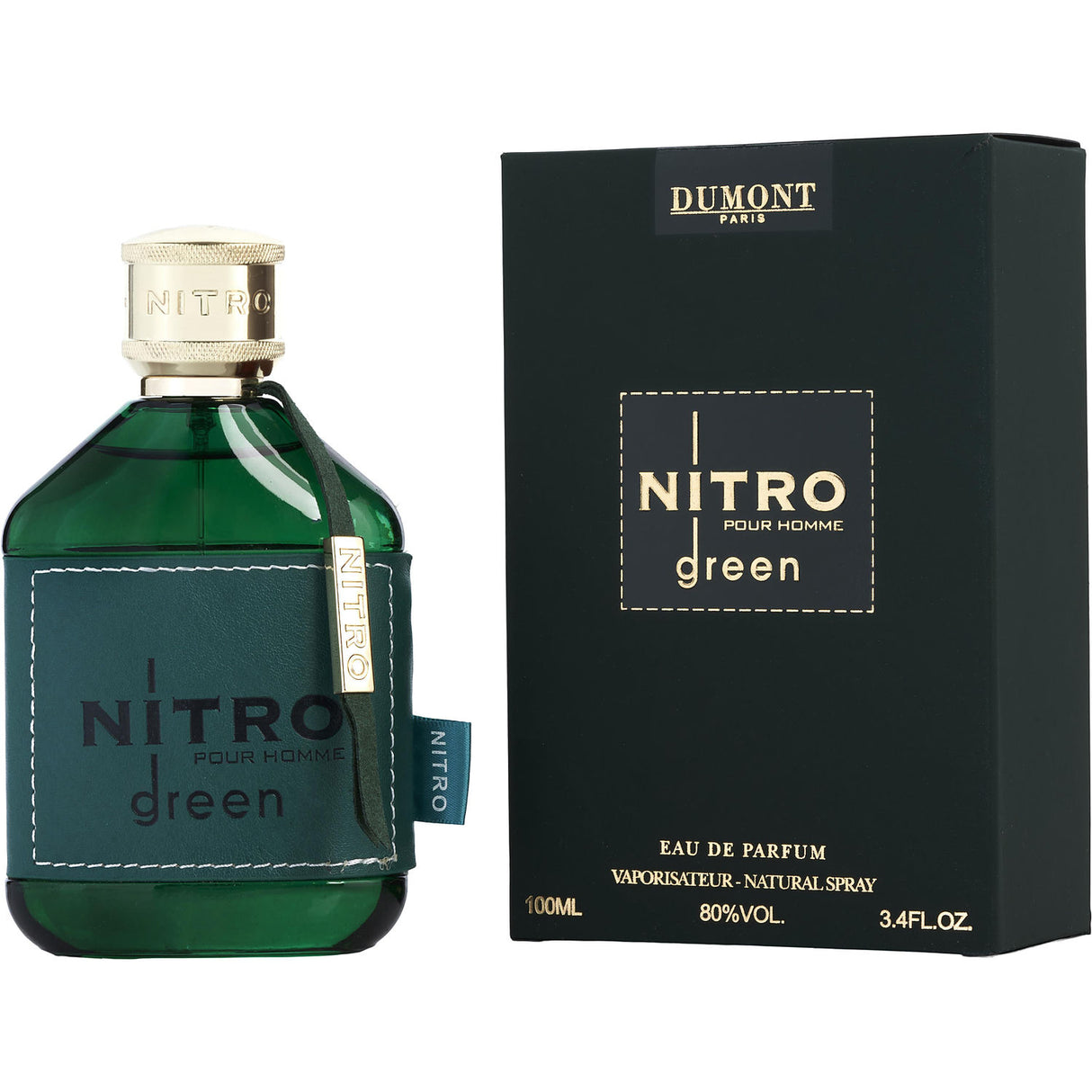 NITRO GREEN POUR HOMME by Dumont Paris - EAU DE PARFUM SPRAY 3.4 OZ - Men