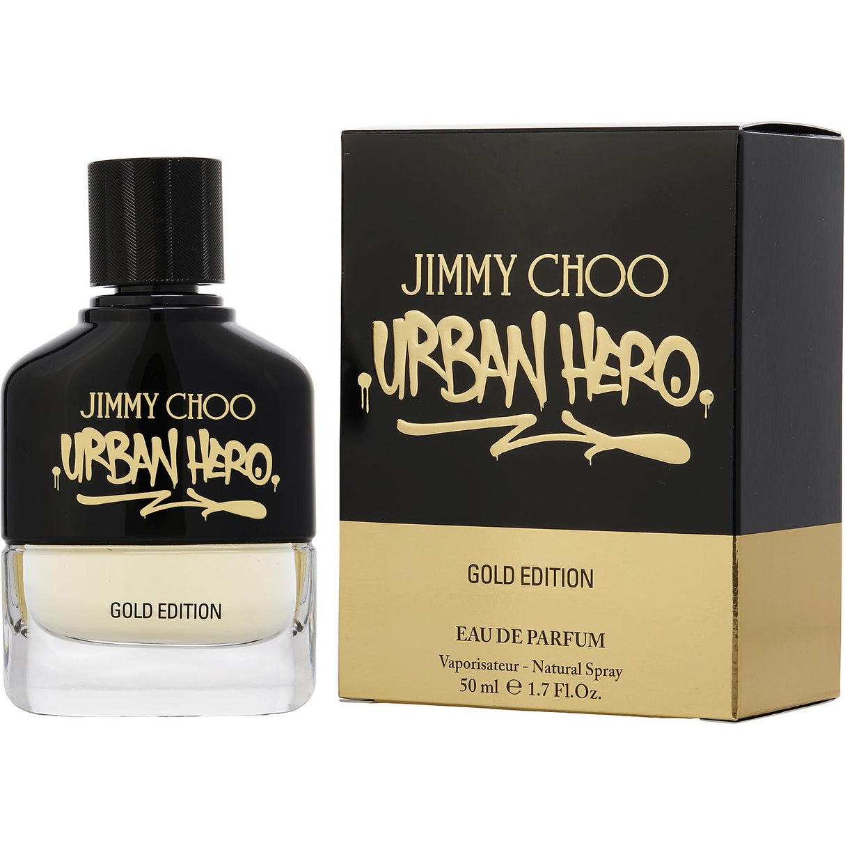 JIMMY CHOO URBAN HERO GOLD EDITION by Jimmy Choo - EAU DE PARFUM SPRAY 1.7 OZ - Men