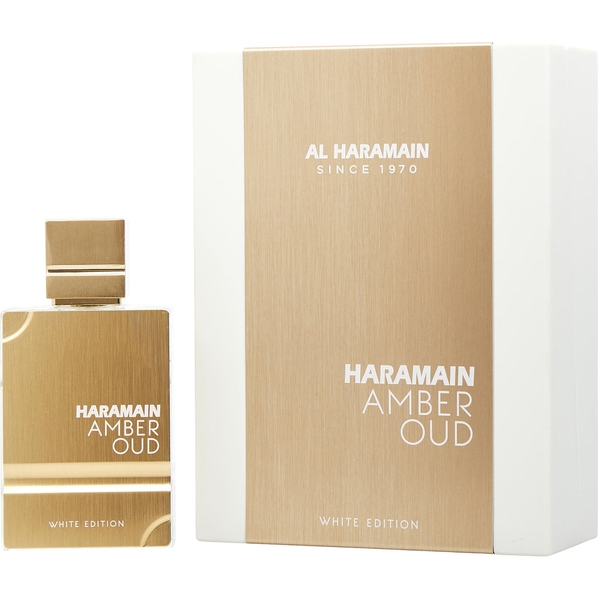 AL HARAMAIN AMBER OUD by Al Haramain - EAU DE PARFUM SPRAY 2 OZ (WHITE EDITION) - Unisex