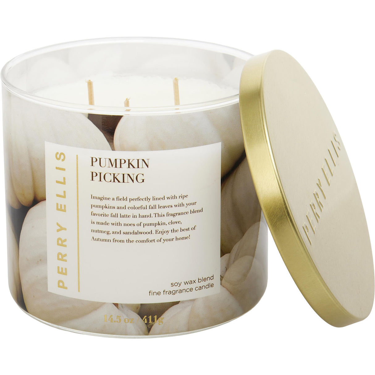 PERRY ELLIS PUMPKIN PICKING by Perry Ellis - CANDLE 14.5 OZ - Unisex