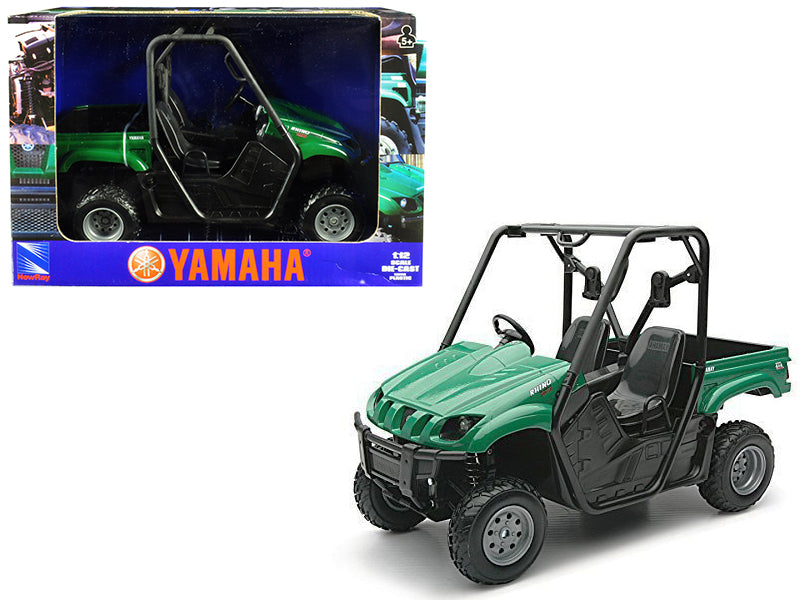 2008 Yamaha Rhino 700 F1 4x4 Off Road ATV Green 1/12 Diecast Model by New Ray