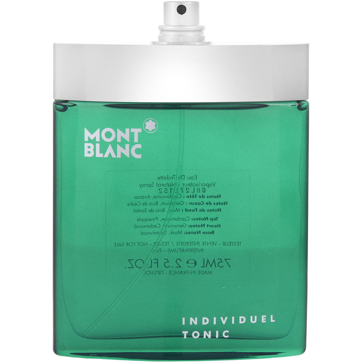 MONT BLANC INDIVIDUEL TONIC by Mont Blanc - EDT SPRAY 2.5 OZ *TESTER - Men