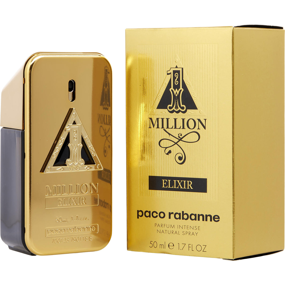 PACO RABANNE 1 MILLION ELIXIR by Paco Rabanne - PARFUM INTENSE SPRAY 1.7 OZ - Men