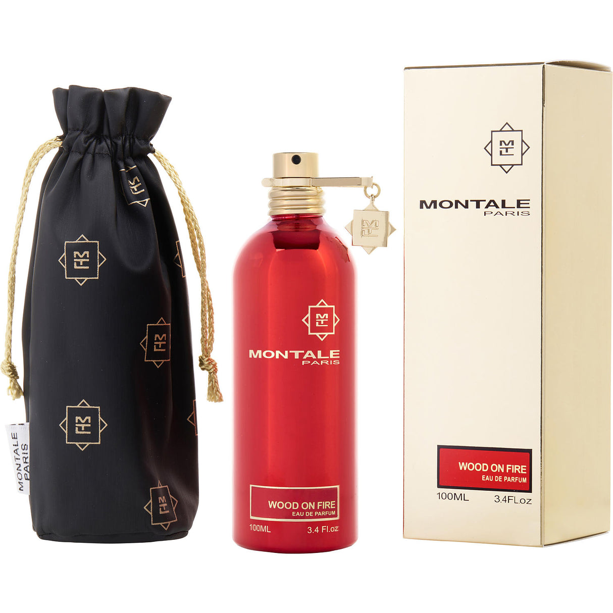 MONTALE PARIS WOOD ON FIRE by Montale - EAU DE PARFUM SPRAY 3.4 OZ - Unisex