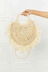 Straw Paradise Straw Handbag by Coco Charli