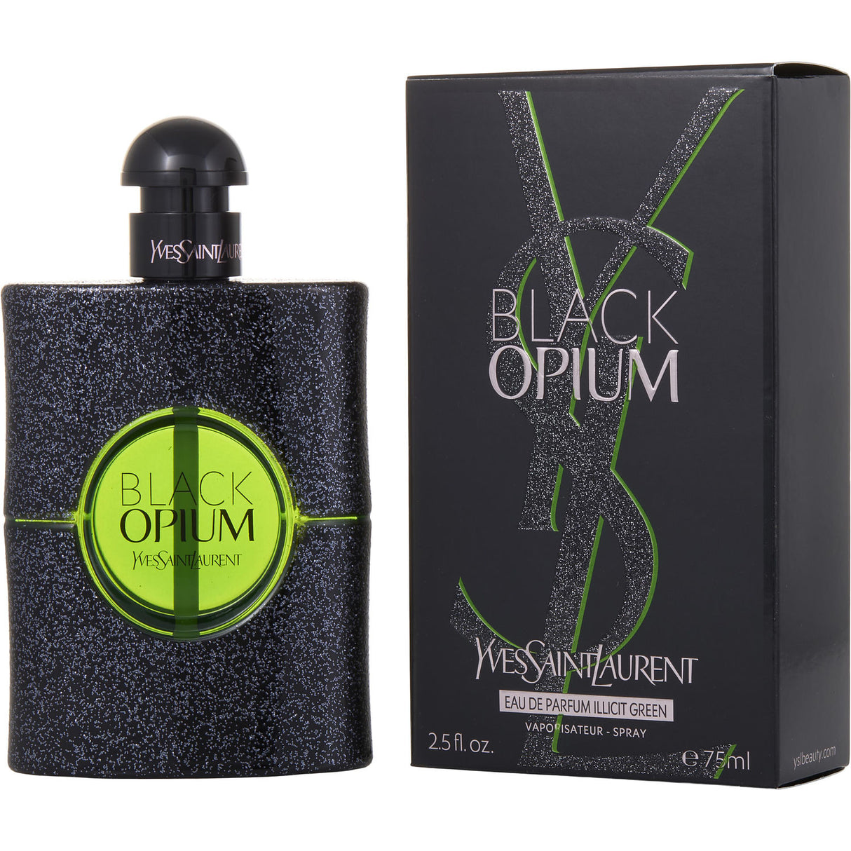 BLACK OPIUM ILLICIT GREEN by Yves Saint Laurent - EAU DE PARFUM SPRAY 2.5 OZ - Women