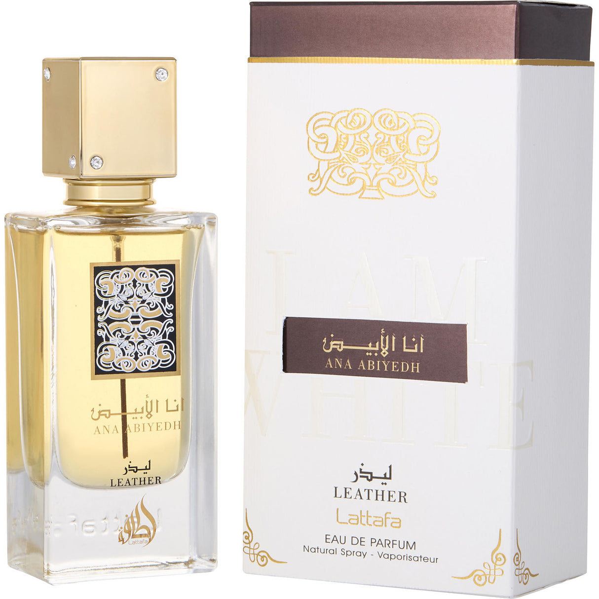 LATTAFA ANA ABIYEDH LEATHER by Lattafa - EAU DE PARFUM SPRAY 2 OZ - Unisex