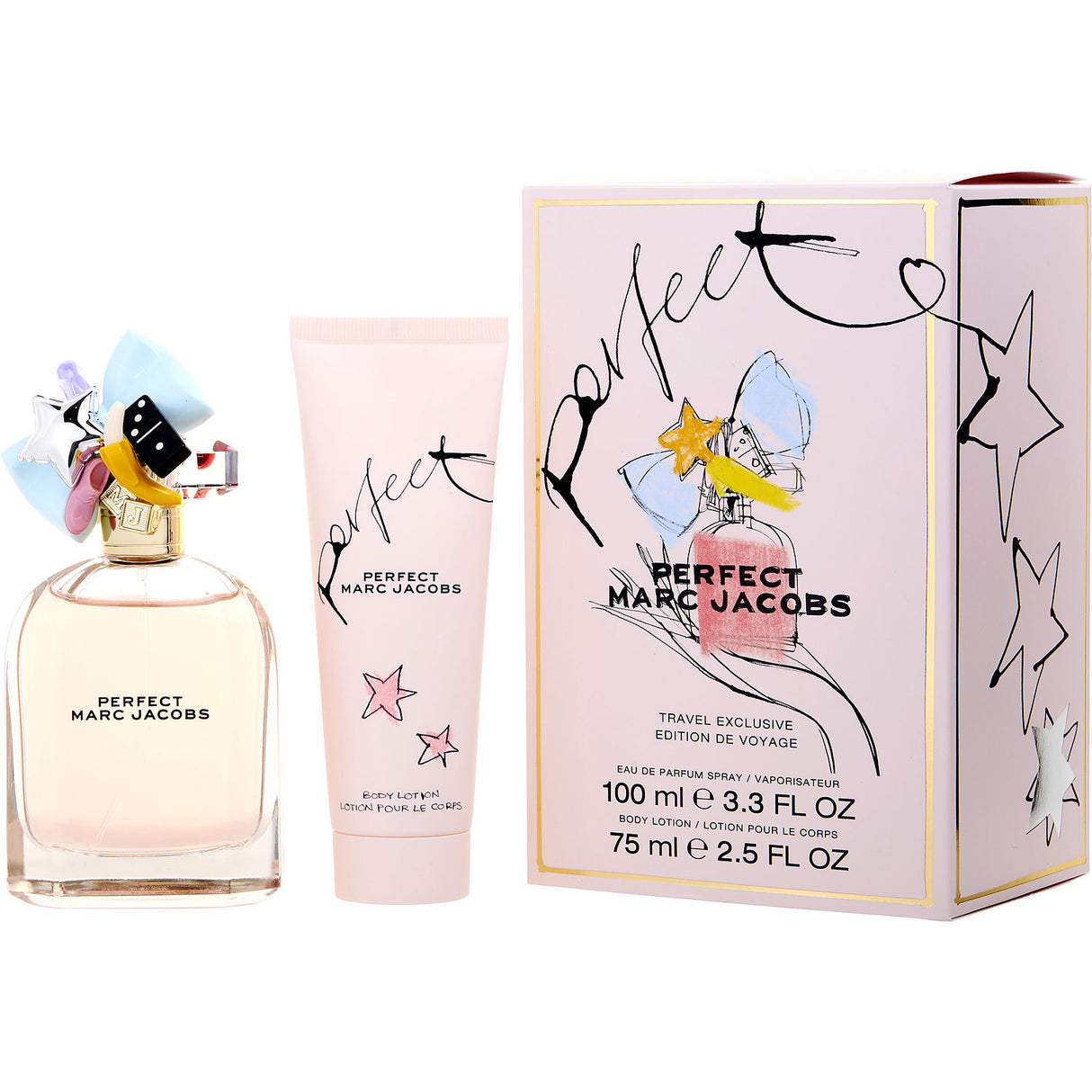 MARC JACOBS PERFECT by Marc Jacobs - EAU DE PARFUM SPRAY 3.4 OZ & BODY LOTION 2.5 OZ - Women