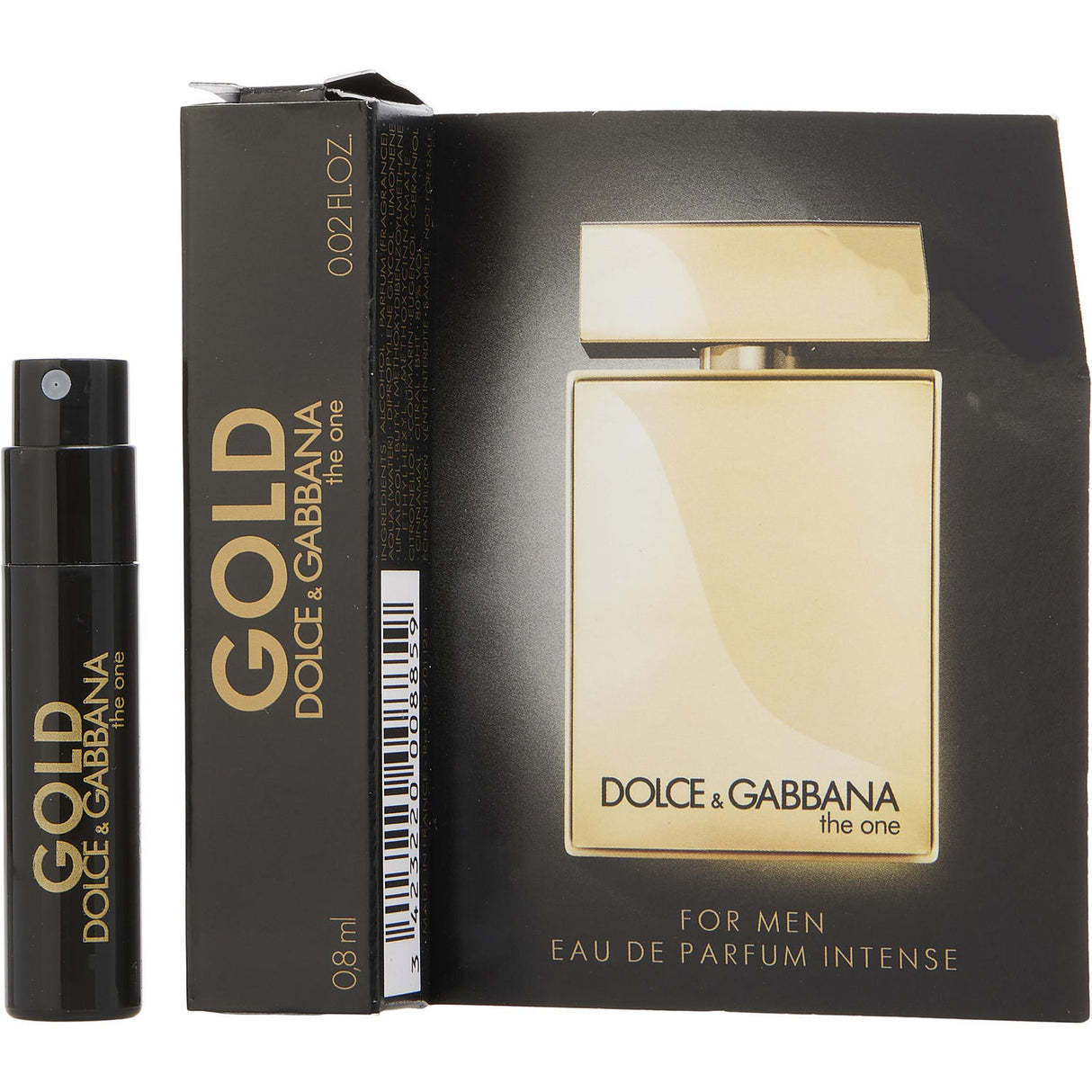 THE ONE GOLD by Dolce & Gabbana - EAU DE PARFUM INTENSE SPRAY 0.02 OZ VIAL MINI - Men