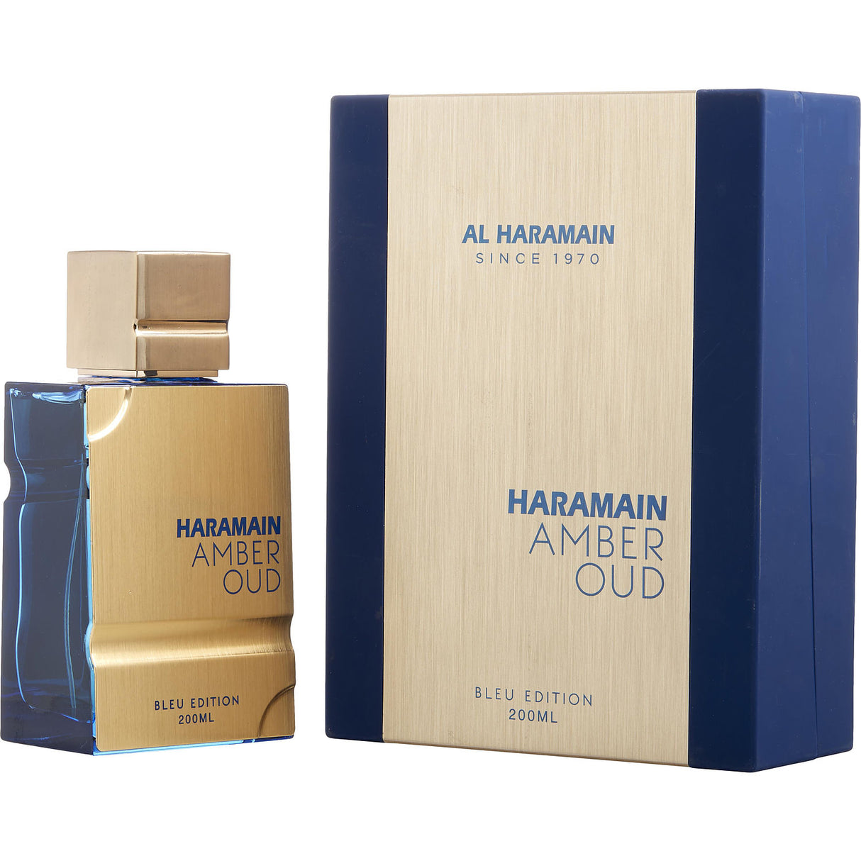 AL HARAMAIN AMBER OUD by Al Haramain - EAU DE PARFUM SPRAY 6.7 OZ (BLEU EDITION) - Unisex