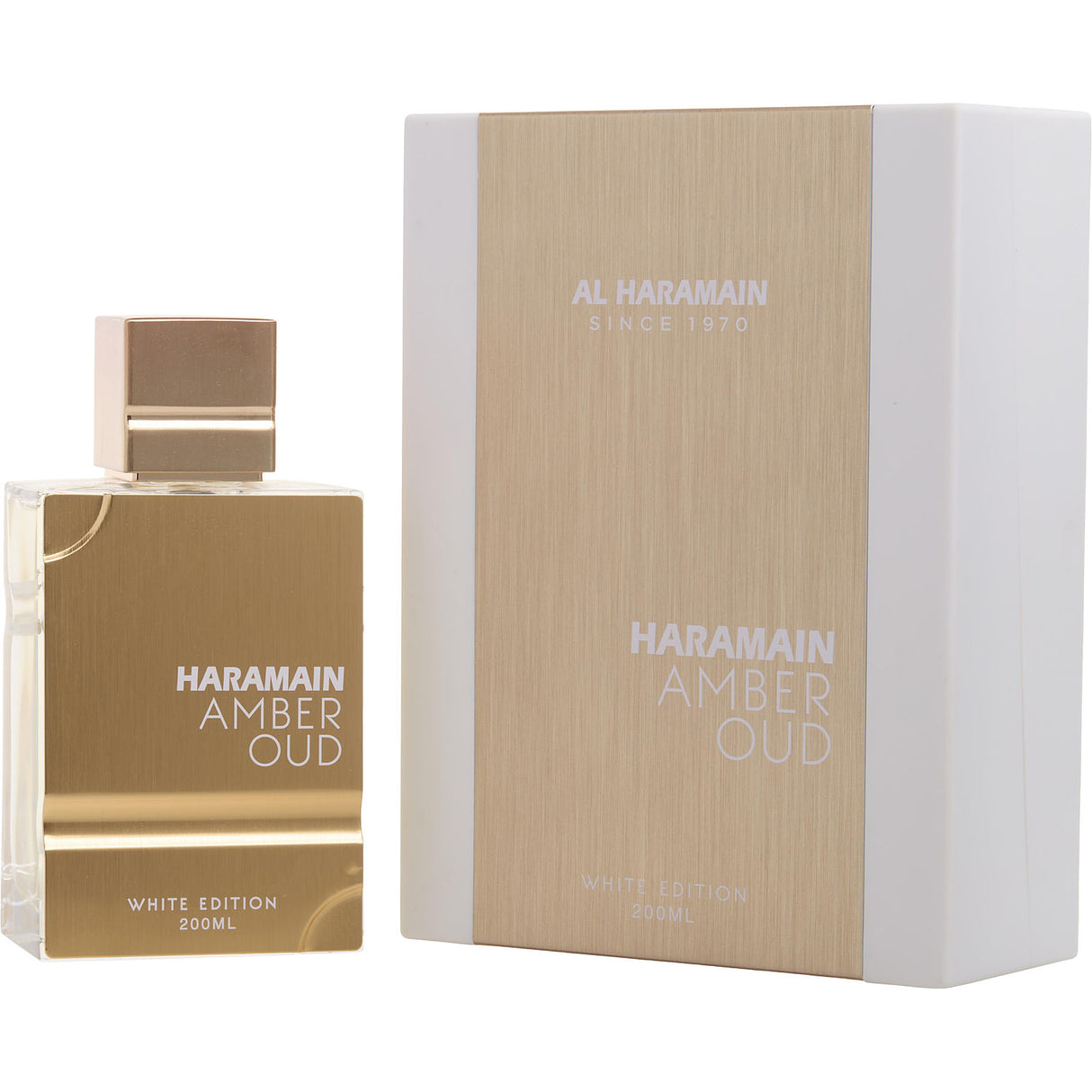 AL HARAMAIN AMBER OUD by Al Haramain - EAU DE PARFUM SPRAY 6.7 OZ (WHITE EDITION) - Unisex