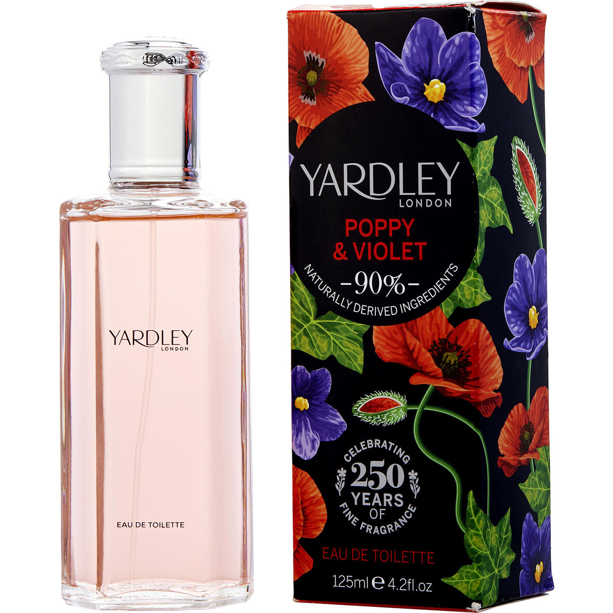 YARDLEY POPPY & VIOLET by Yardley - EDT SPRAY 4.2 OZ - Women