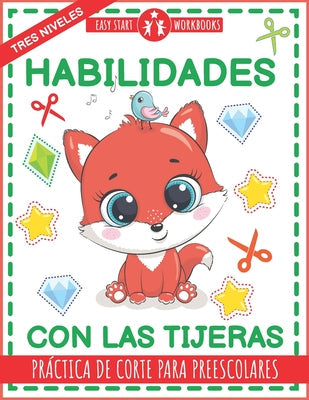 Habilidades con las tijeras. Práctica de corte para preescolares.: Libro de actividades para niños - Paperback by Books by splitShops