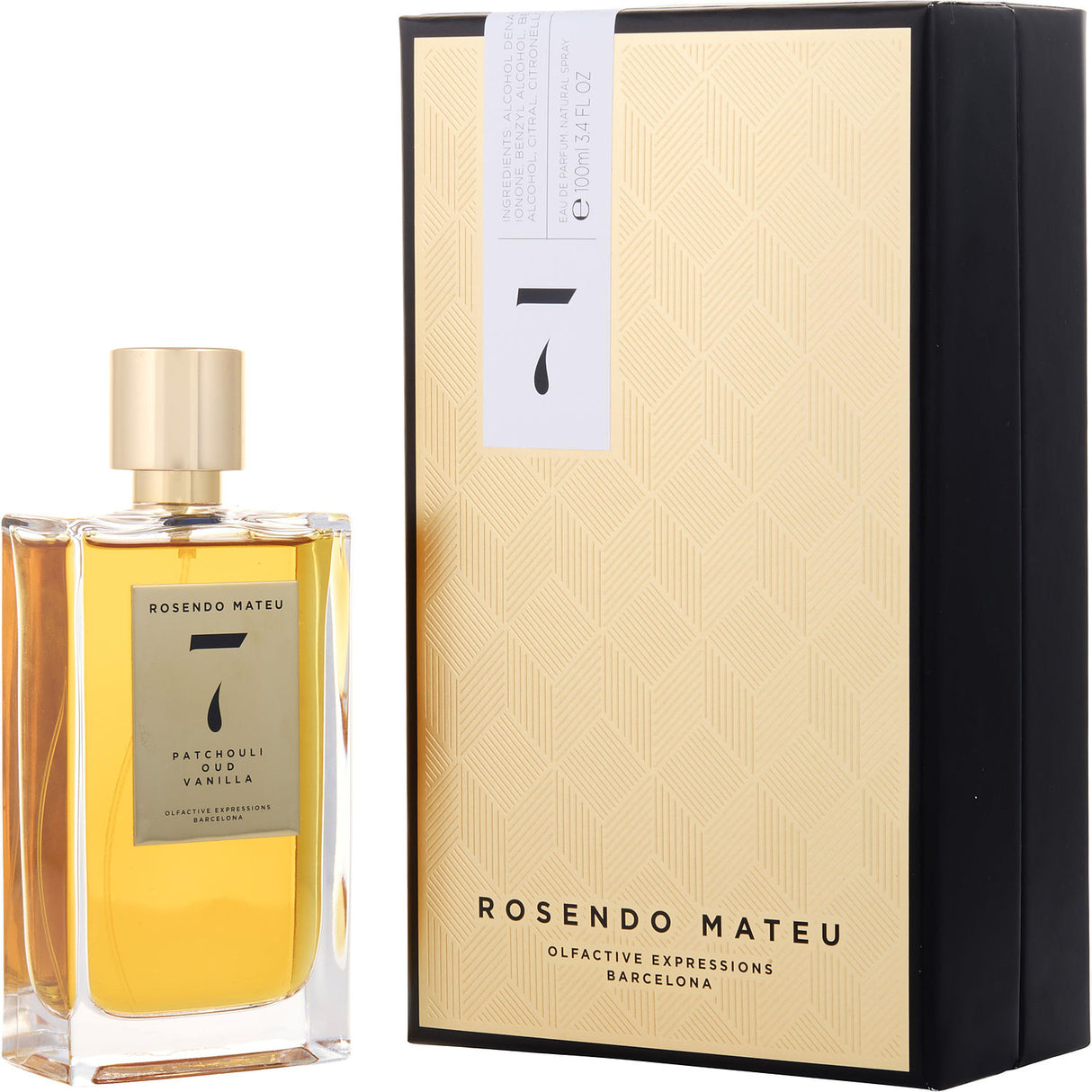 ROSENDO MATEU NO 7 PATCHOULI OUD VANILLA by Rosendo Mateu - EAU DE PARFUM SPRAY 3.4 OZ - Unisex