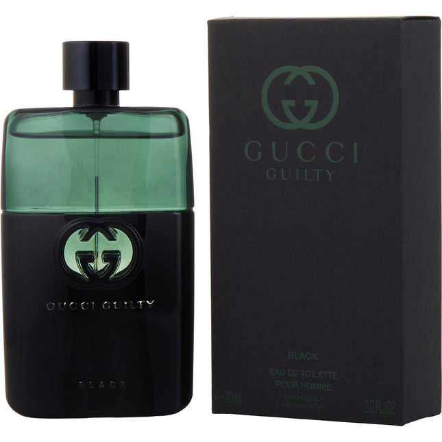GUCCI GUILTY BLACK POUR HOMME by Gucci - EDT SPRAY 3 OZ (NEW PACKAGING) - Men