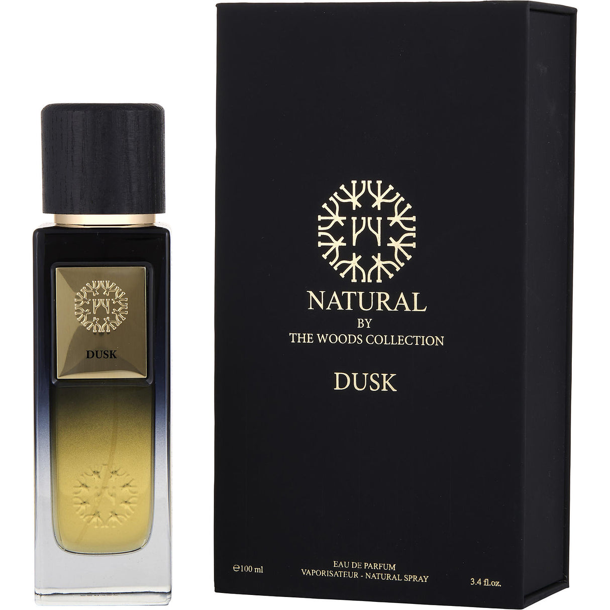 THE WOODS COLLECTION NATURAL DUSK by The Woods Collection - EAU DE PARFUM SPRAY 3.4 OZ  (NATURAL COLLECTION) + RECHARGEABLE MINI - Unisex