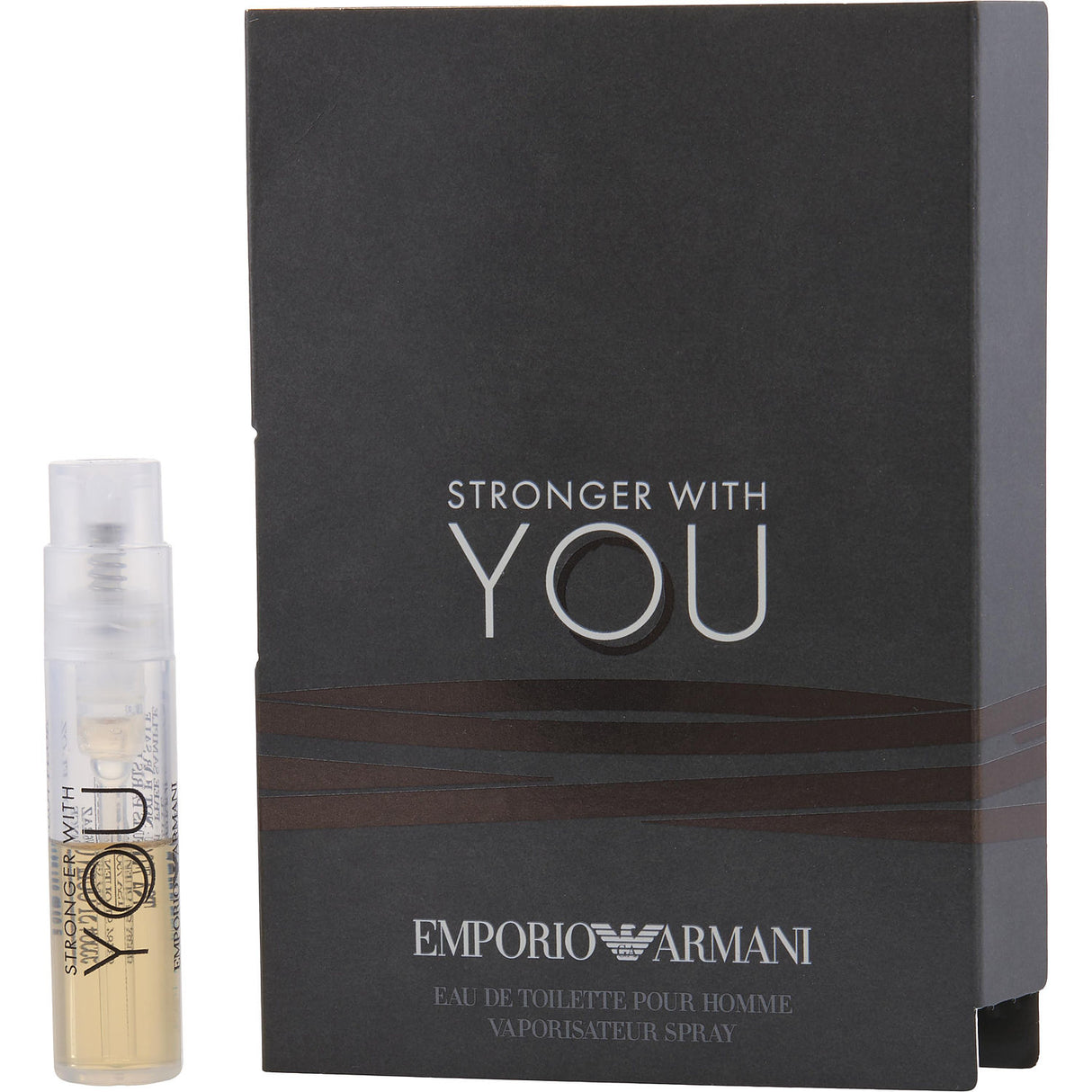 EMPORIO ARMANI STRONGER WITH YOU by Giorgio Armani - EDT SPRAY VIAL ON CARD - Men