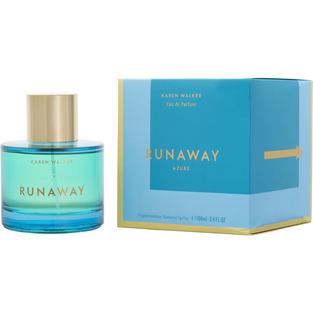 KAREN WALKER RUNAWAY AZURE by Karen Walker - EAU DE PARFUM SPRAY 3.4 OZ - Women