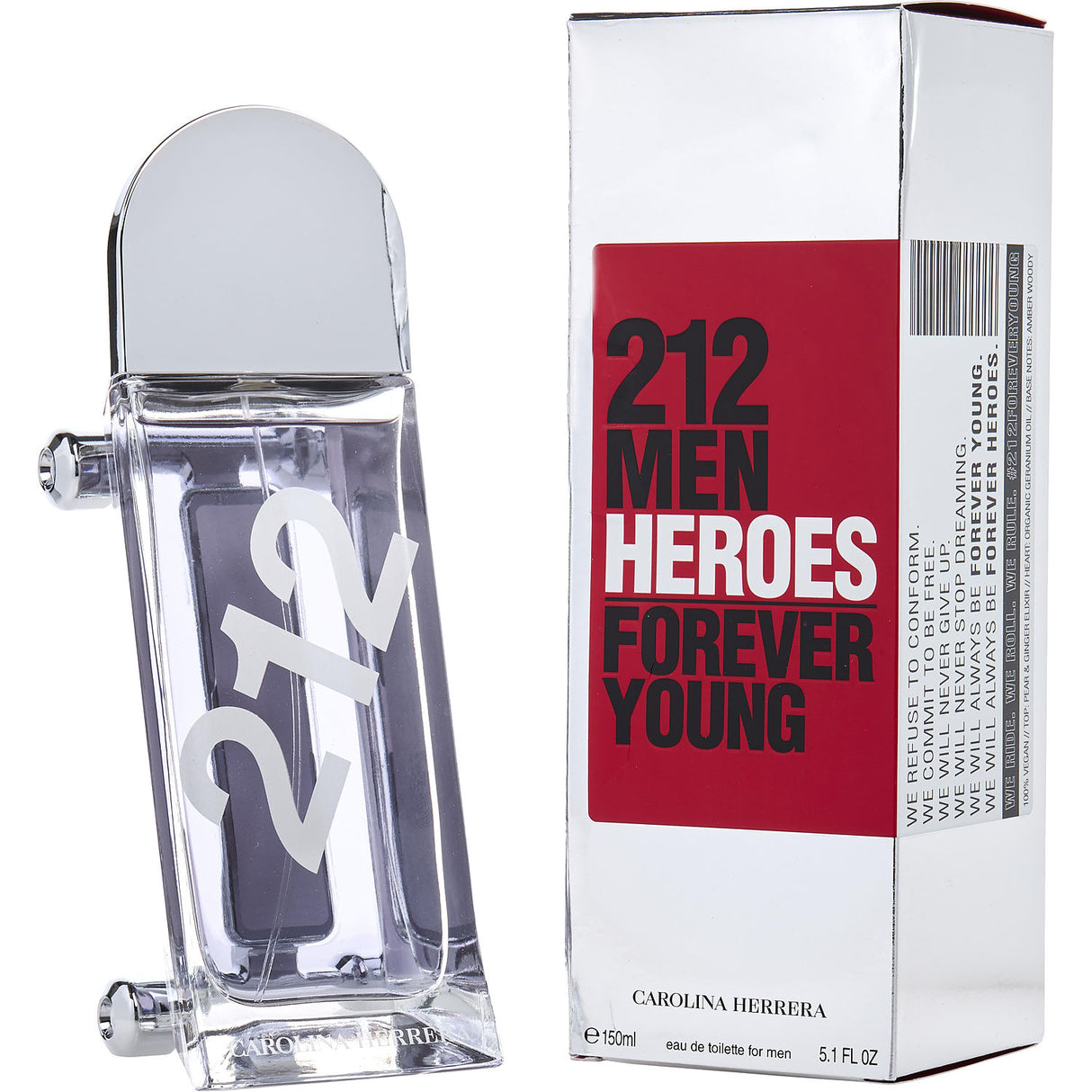 212 HEROES by Carolina Herrera - EDT SPRAY 5 OZ - Men