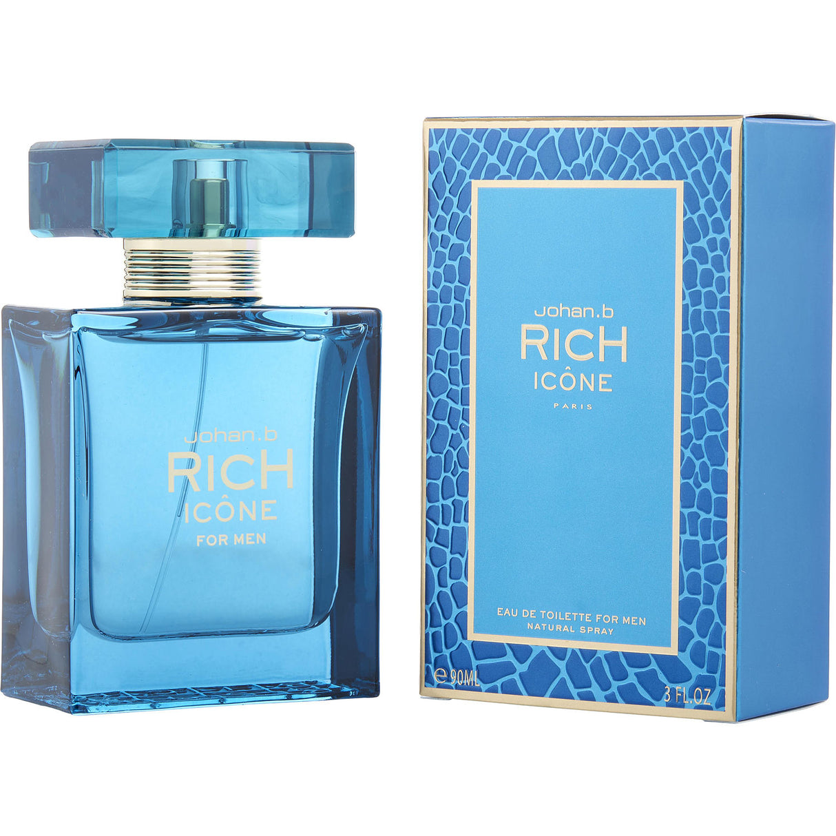 JOHAN B RICH ICONE by Johan B - EDT SPRAY 3.0 OZ - Men